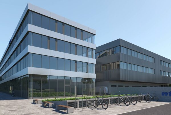 Blechfassade, Pfosten-Riegel-Fassade